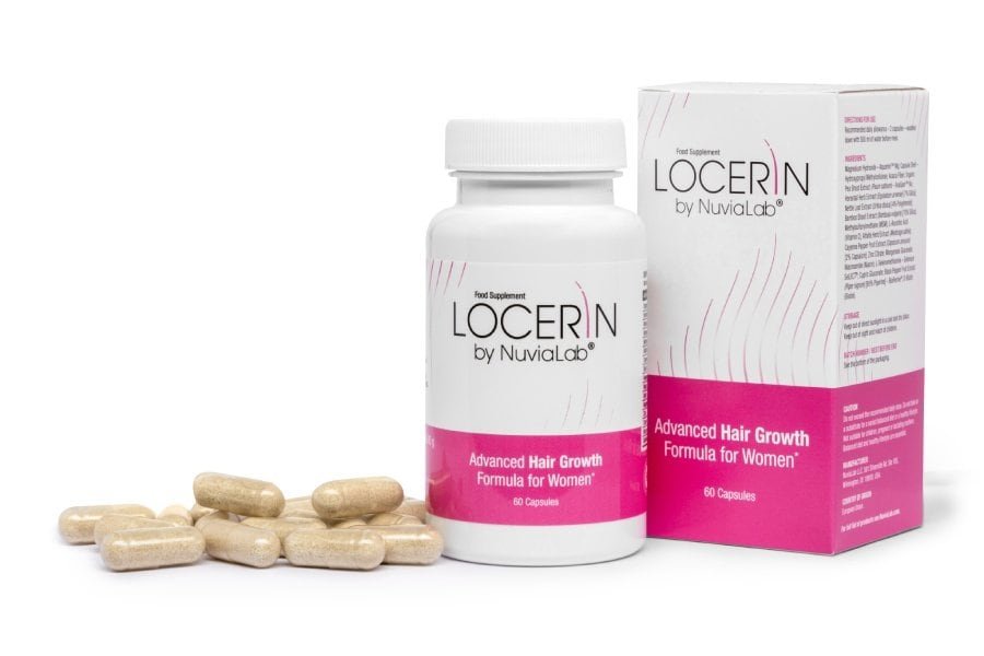 Locerin women’s hair growth capsules – supports longer, shinier, and stronger hair naturally