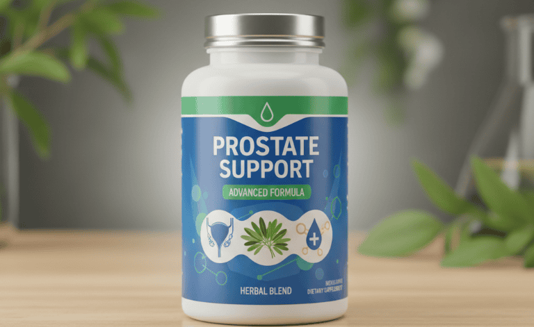 Herbal prostate support supplement for men’s wellness