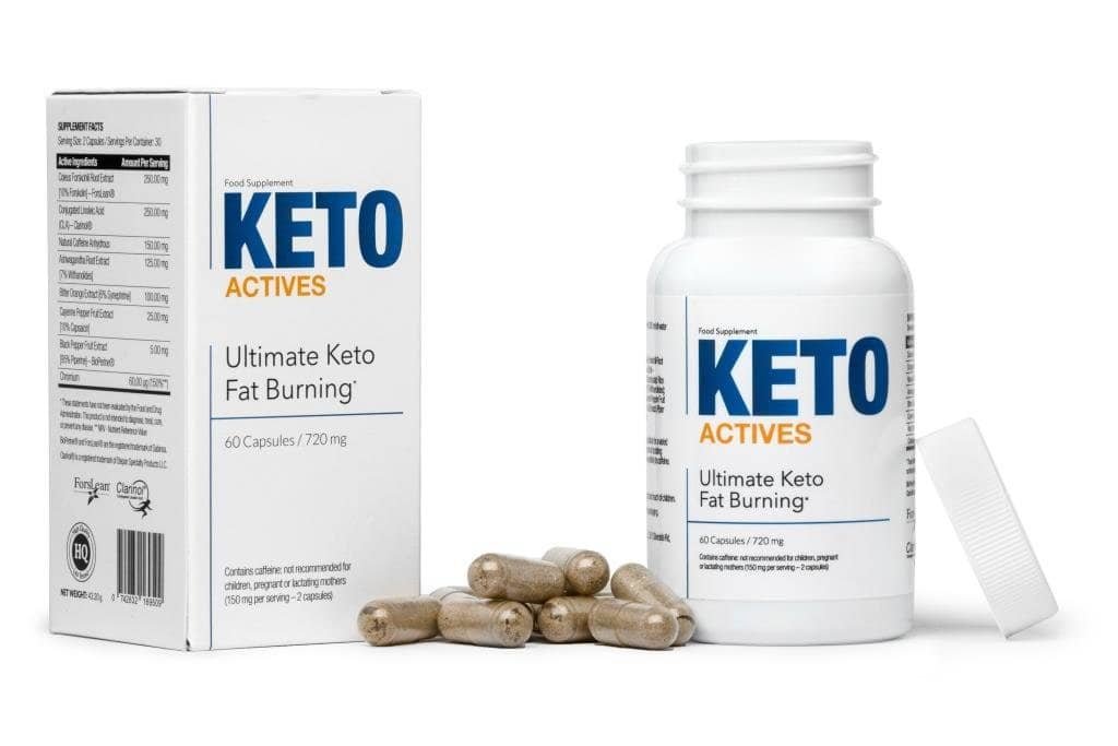 Keto Actives supplement for keto diet support and fat burning