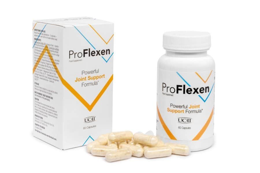 ProFlexen joint health supplement for improved flexibility, reduced stiffness, and cartilage support