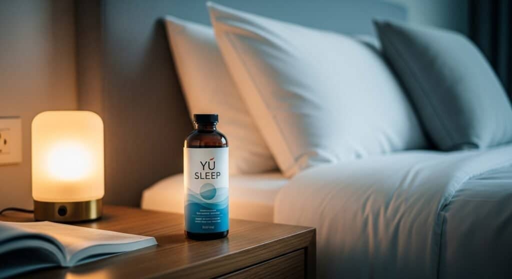 Support your sleep naturally with YU SLEEP, a supplement designed to enhance sleep quality