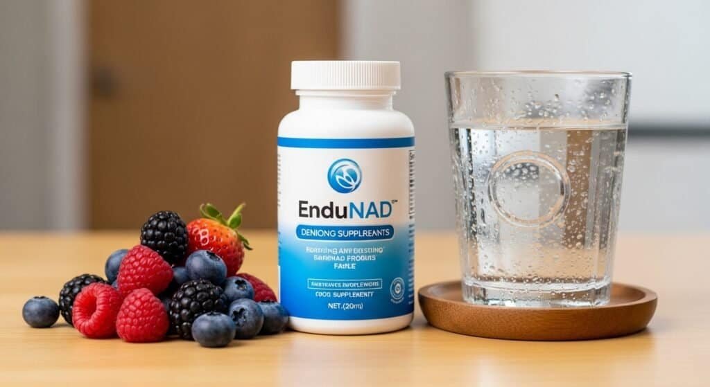 EnduNAD supplement supporting cellular health and vitality for increased longevity naturally
