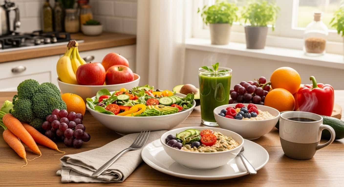 A healthy, balanced meal to support blood sugar balance and overall wellness