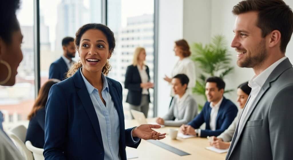 Person feeling confident with fresh breath after using natural methods