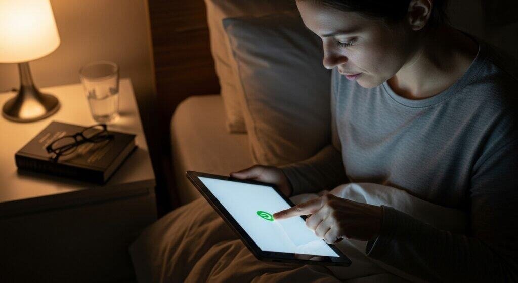 Reduce screen time before bed to support your body’s natural sleep-wake cycle