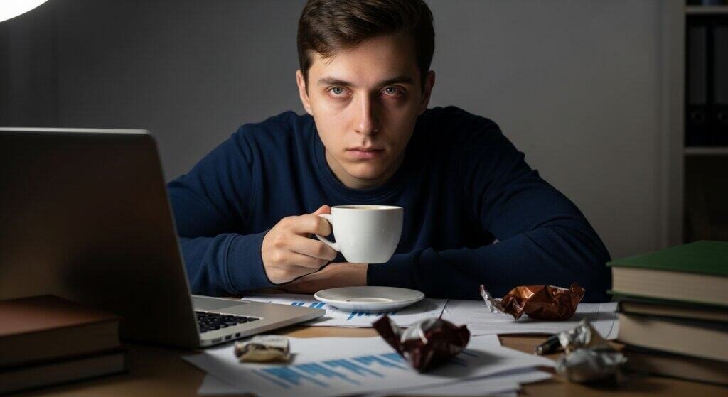 Struggling with exhaustion – feeling mentally drained and overwhelmed due to lack of sleep