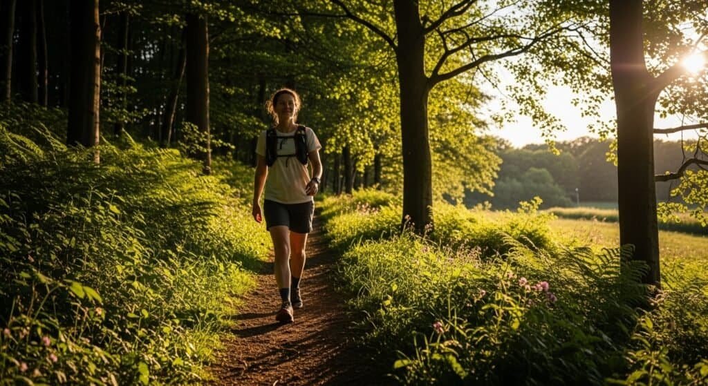 Gentle exercise like walking can support digestion and enhance a natural colon cleanse