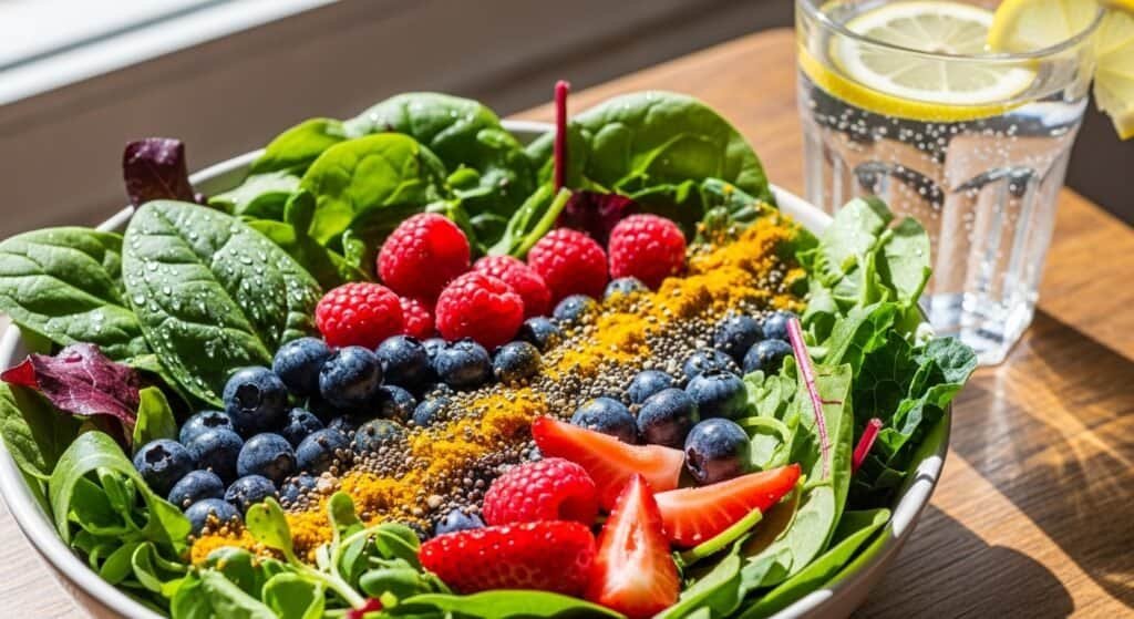 Nourish your body with foods that support pineal health - vibrant fruits and vegetables